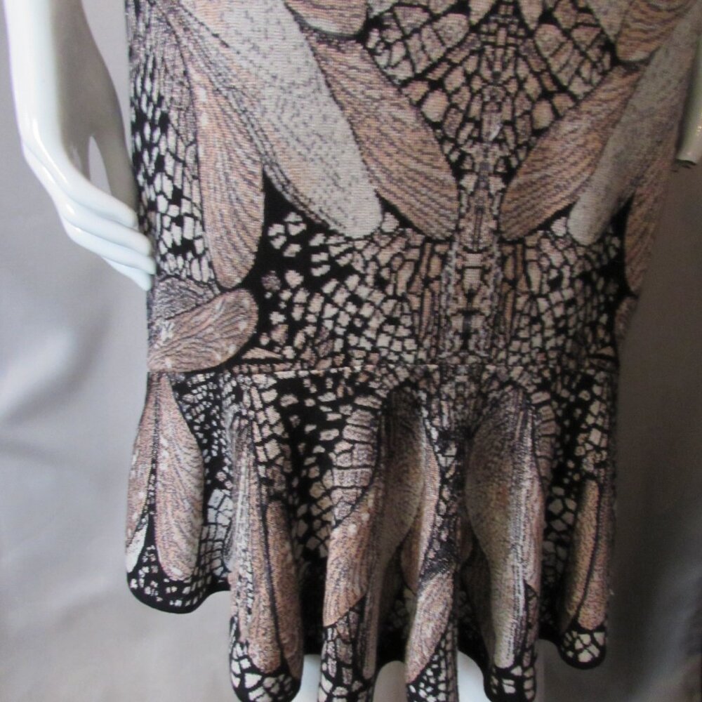 SALE Alexander McQueen Knit Sheath Butterfly Design - Picture 10 of 14